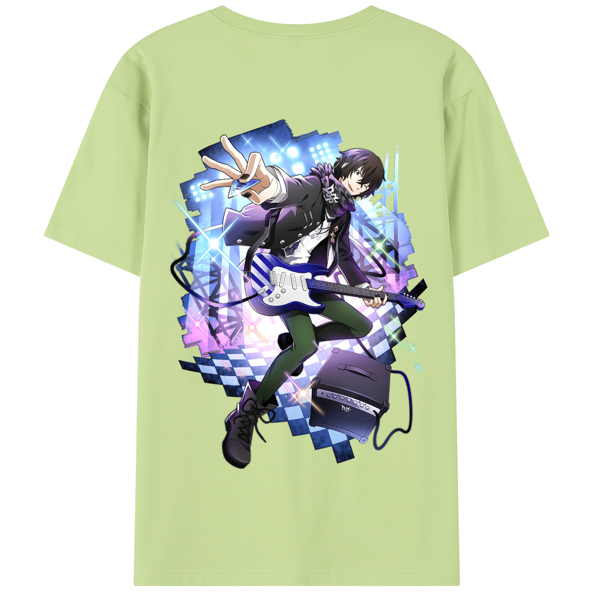 （画像用） 文豪ストレイドッグス Bungo Stray Dogs 綿100％半袖Tシャツ（背面プリント）